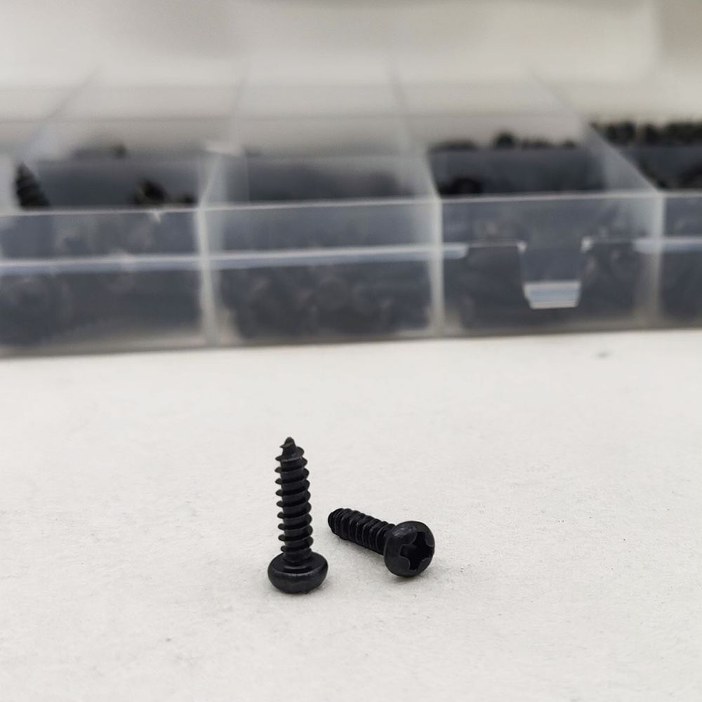 Black Carbon Steel Self Tappin - Electronics Repair Hobby review and price
